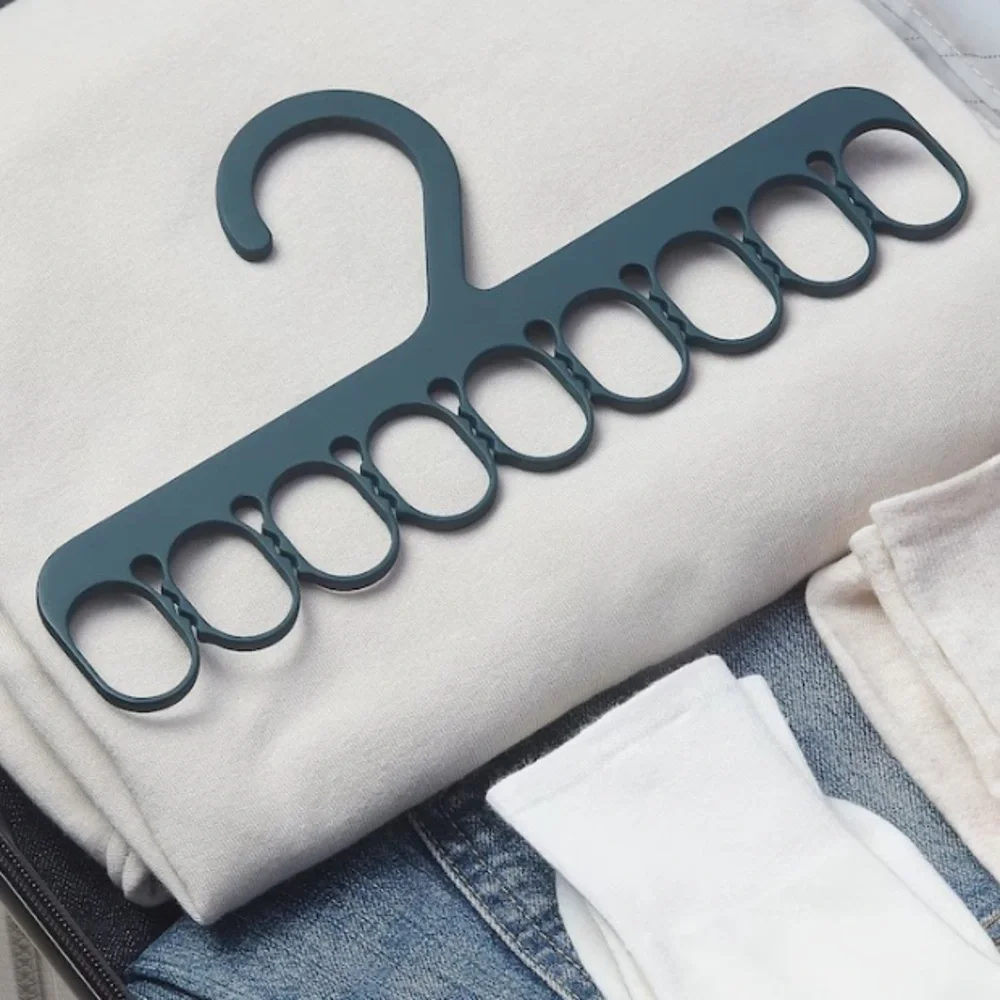 Multi-Functional Blue Hanger for Home Organization